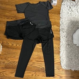 3 piece workout outfit